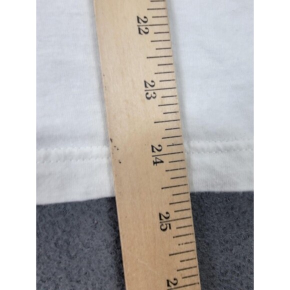 Archaic Shirt Mens Medium White Skull Wings Graphic Made USA Short Sleeve Tee - Picture 9 of 10